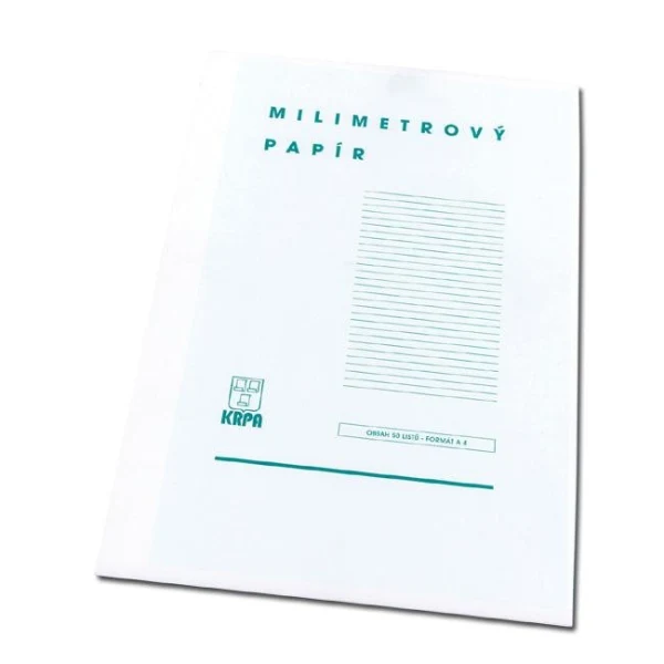 Milimetrový papier A4, bal. 50 ks 