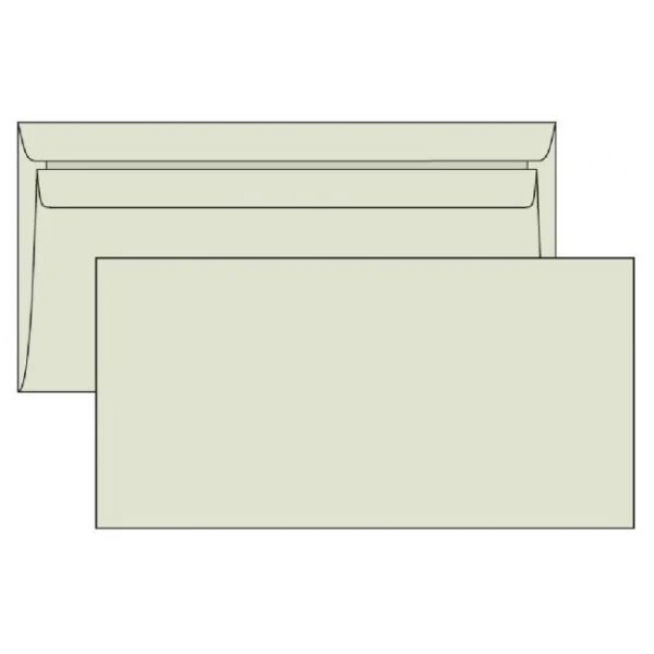 Poštové obálky DL samolepiace recyklované LETTURA 1000 ks 