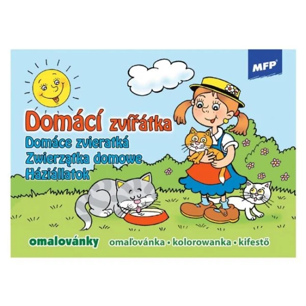 Maľovanka A5 Domáce zvieratká 