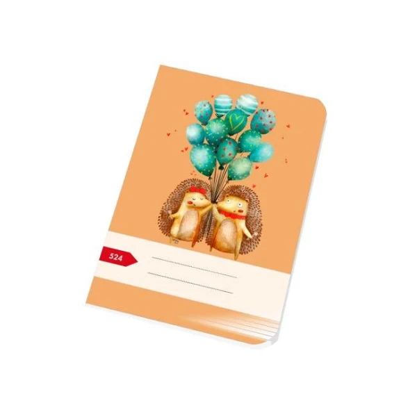 Zošit 524, A5, 20 listov, linajkový 