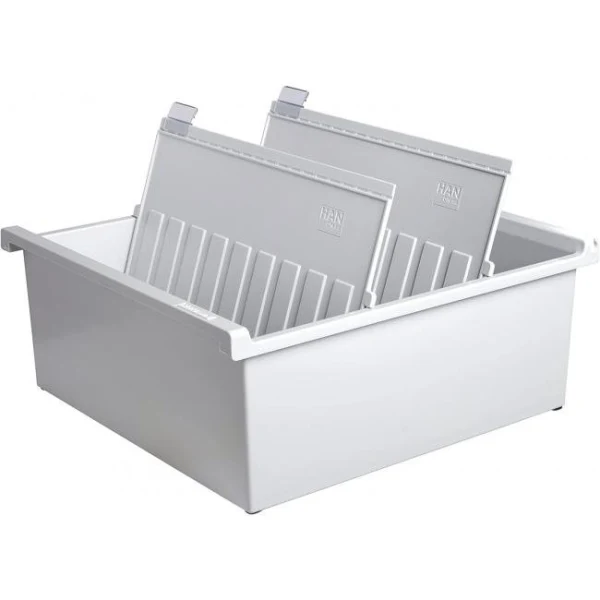 Stolová kartotéka A4 HAN otvorená 954/0 sivá 