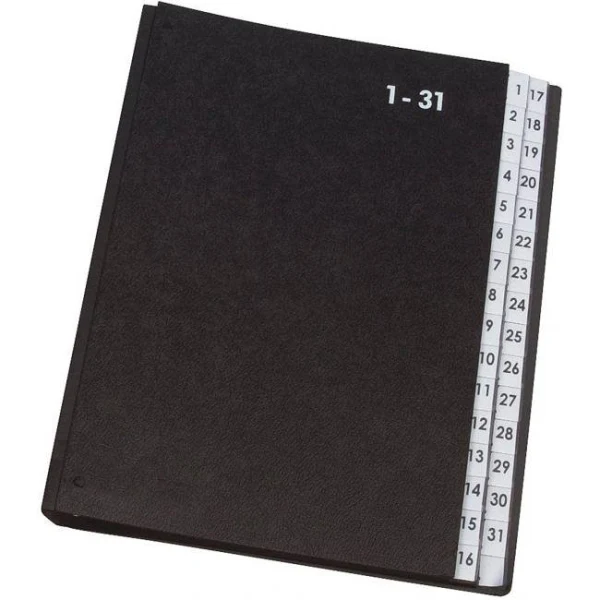 Podpisová kniha 1-31 Q-CONNECT čierna 