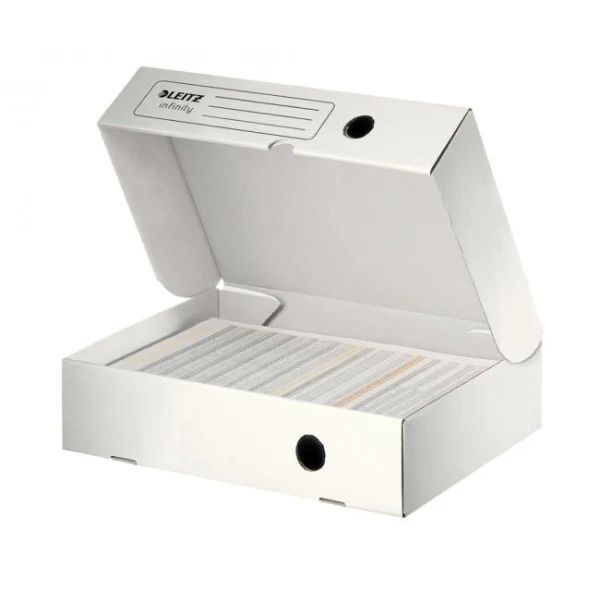 Archívny box ležatý Leitz Infinity 80mm Acid Free biely 