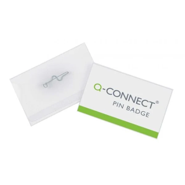 Visačka so špendlíkom Q-CONNECT 90x54mm 50ks 