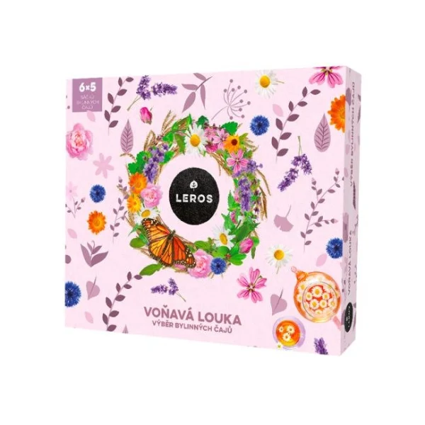 Kolekcia čajov LEROS Voňavá lúka 6 x 5 vrecúšok, 43g 