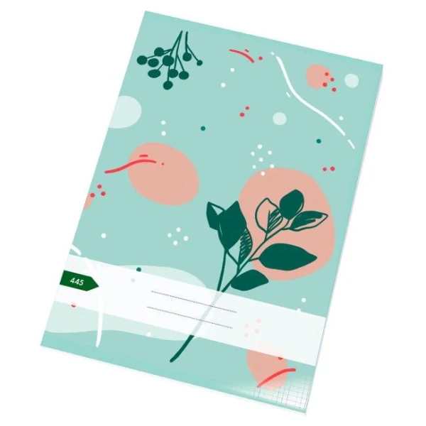 Zošit 445, A4, 40 listov, štvorčekový 