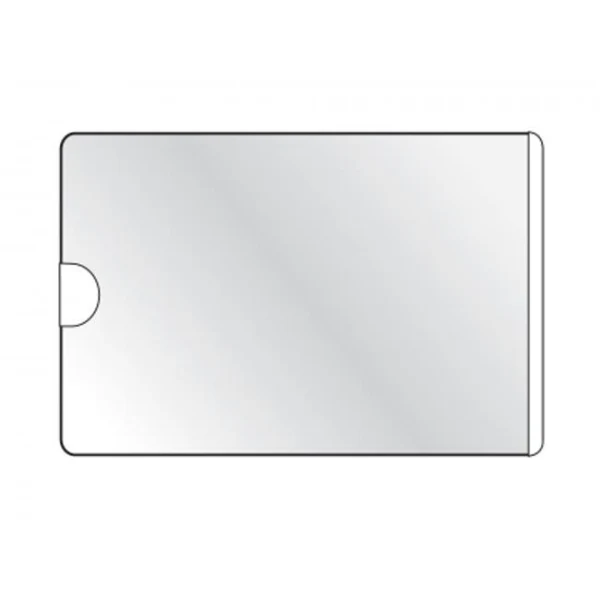 Samolepiace vrecko vizitkové s otvorom zboku DURABLE 93x62mm 100ks 