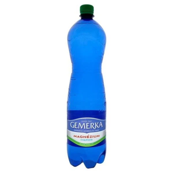 Minerálna voda GEMERKA Magnézium a Kalcium jemne perlivá 6 x 1,5 ℓ 