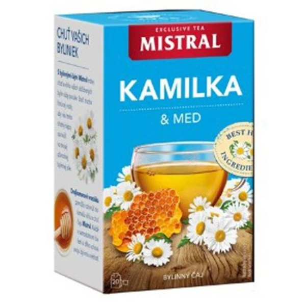Čaj MISTRAL bylinný kamilka, med HB 30 g 