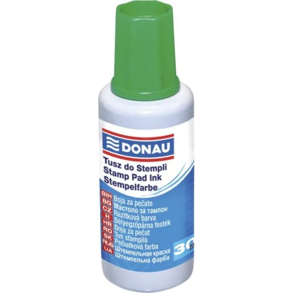 Pečiatková farba DONAU zelená 30ml 