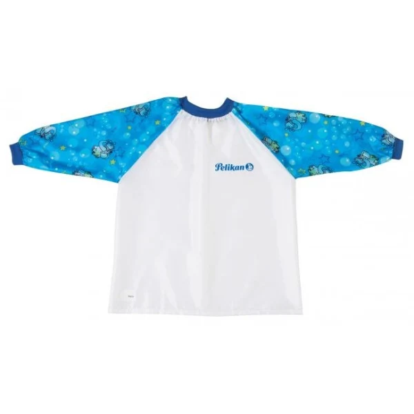 Detská maliarska zástera Pelikan, modré rukávy 
