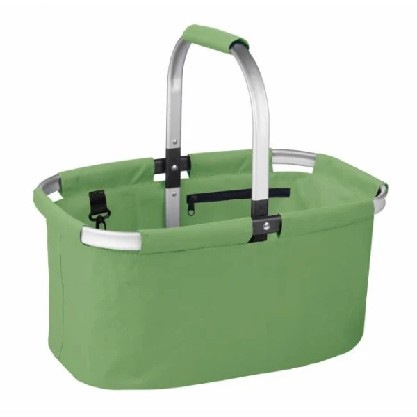 Nákupný skladací košík SHOP! zelený 