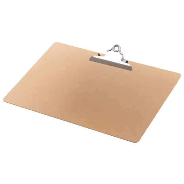 Písacia podložka s klipom A3 Q-CONNECT hnedá na šírku 
