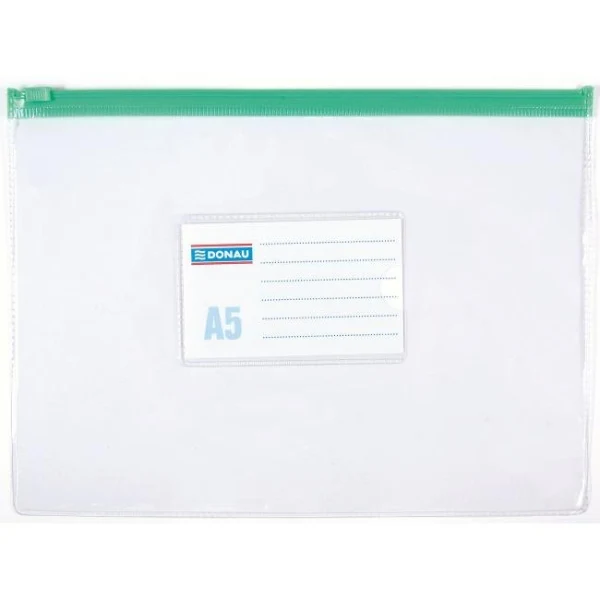 Plastový obal A5 so zipsom DONAU 