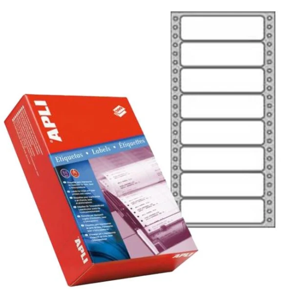 Etikety tabelačné 101,6x36mm APLI 1 radové 