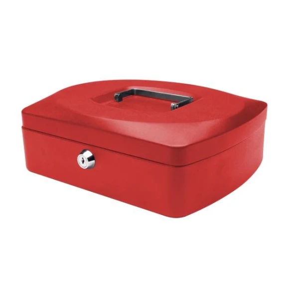 Pokladnička Q-CONNECT 255x85x200mm červená 