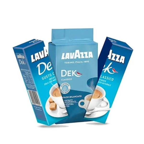 Káva LAVAZZA DEK bezkofeinová, mletá, sáčok, 250 g 