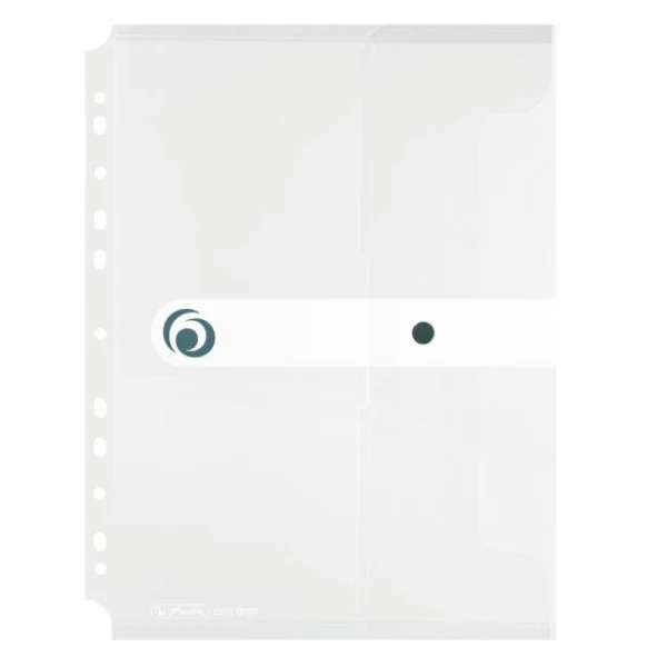 Plastový obal A4 s cvočkom a eurodierovaním Herlitz Easy Orga priehľadný číry 