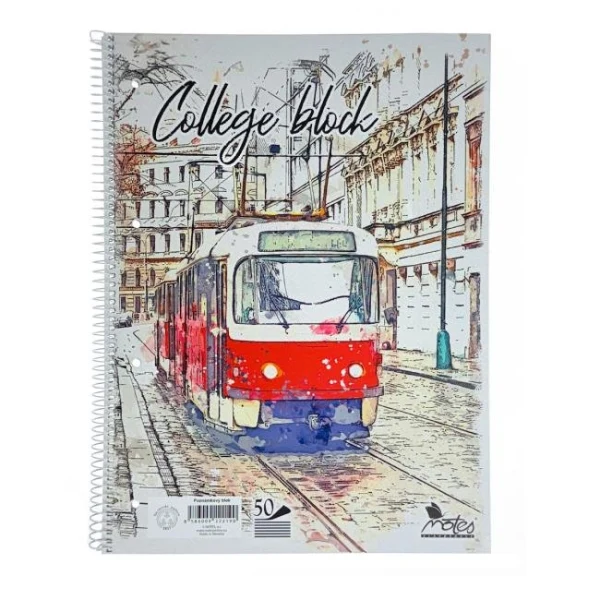 Blok College Notes A4 50 listov linajkový 