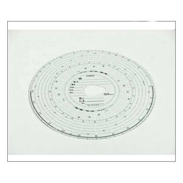 Tachografické kotúče Kienzle 125-24 4KA, 100 ks 