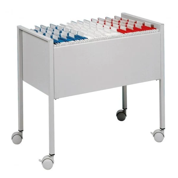 Kartotéka pojazdná jednoradová DURABLE ECONOMY 80 A4 sivá 