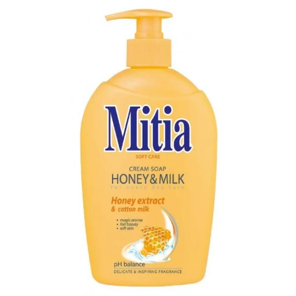 Mitia tekuté mydlo 500 ml - Med&Mlieko 