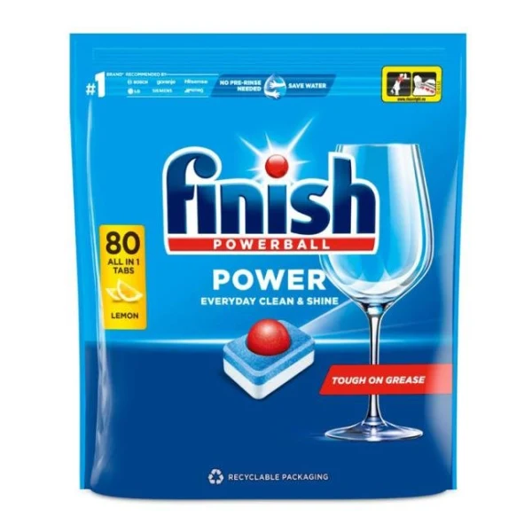 Finish tablety do umývačky riadu All in1 Max ( 80ks) Lemon 