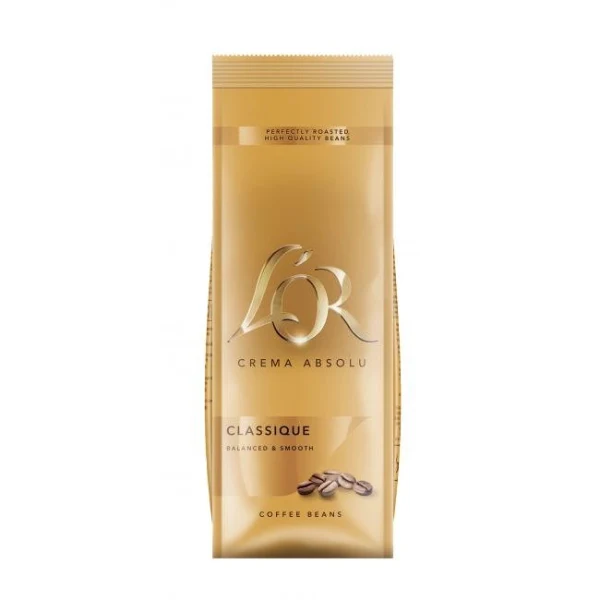 Káva L´OR Crema Absolu Classique zrnková 500 g 