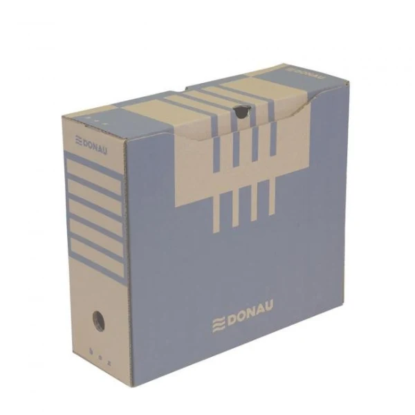 Archívny box DONAU 120mm hnedý 