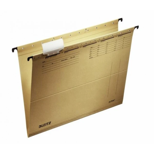 Závesný obal Leitz ALPHA hnedý 