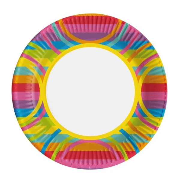 Papierový tanier `mix it` 22,5 cm 10 ks 
