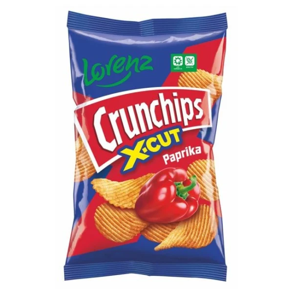 Crunchips X-cut paprika 75 g 