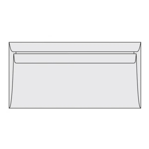 Poštové obálky DL samolepiace, 1000 ks 80g 