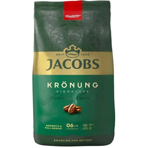 Káva Jacobs Kronung Signature zrnková 1000g 
