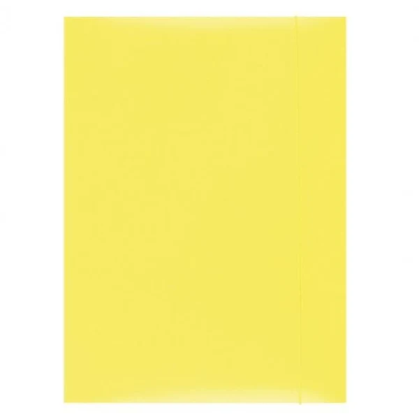 Kartónový obal s gumičkou Office Products žltý 