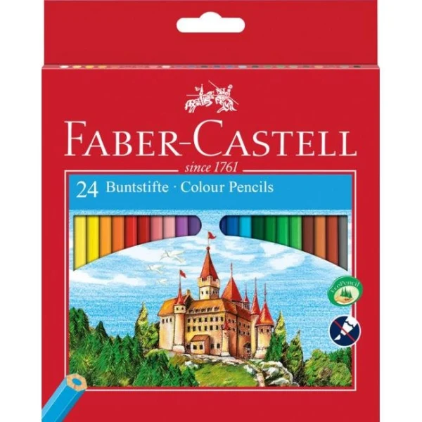 Farbičky Faber Castell drevené, 36 ks 