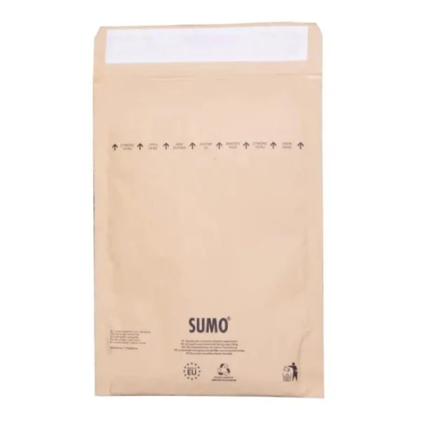 Bublinkové obálky recyklované SUMO 16,5x21,5cm hnedé 