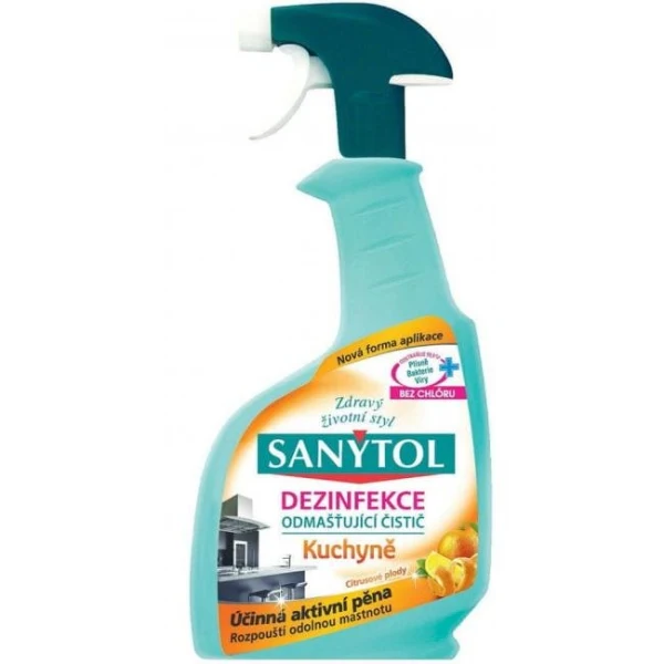 Sanytol KUCHYŇA odmasťovač s rozprašovačom 500 ml 
