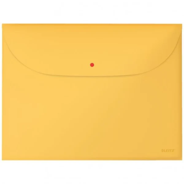 Plastový obal A4 s cvočkom Leitz Cosy teplá žltá 3 ks 