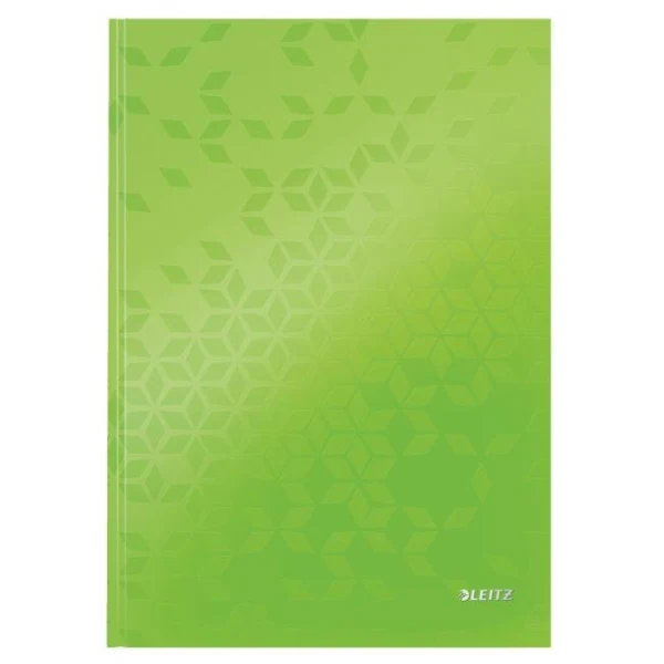 Záznamová kniha Leitz WOW A4 80 listov linajková zelená 
