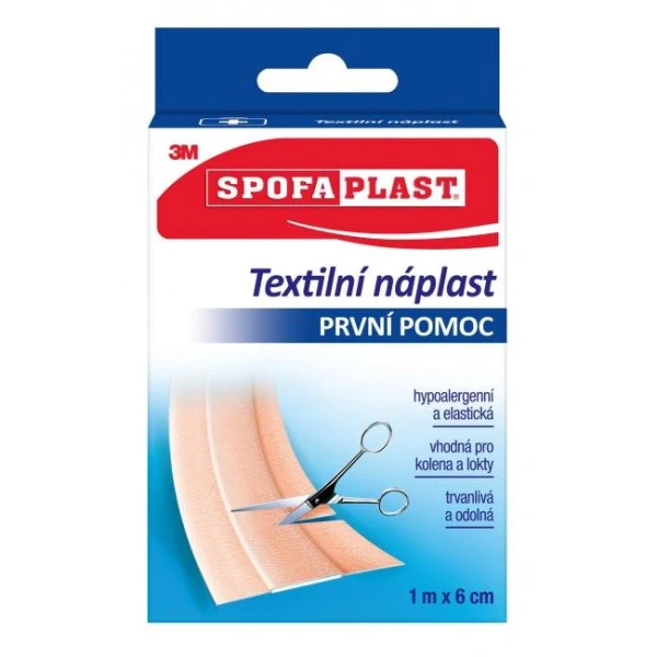 3M Spofaplast 154 Textilná elastická náplasť, 1 m x 6 cm 