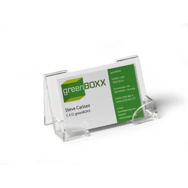 Stojan na vizitky DURABLE 