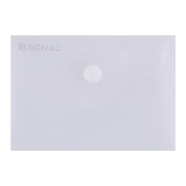 Plastový obal A7 s cvočkom DONAU priehľadný 
