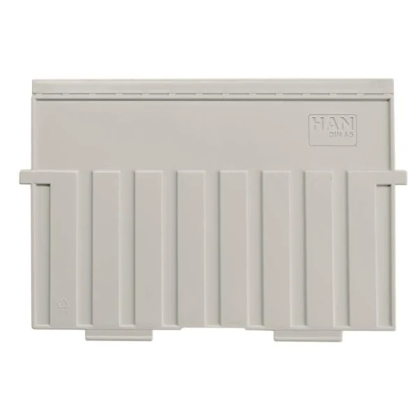 Plastové oddeľovače A5 do kartotéky HAN 955 sivé 5ks 