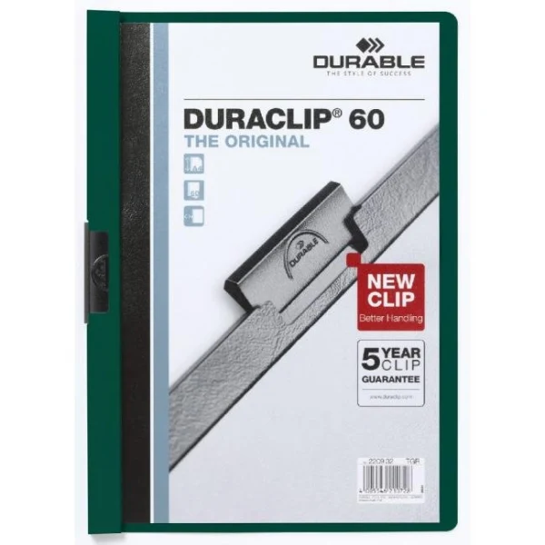 Obal s klipom DURACLIP Original 60 tmavozelený 