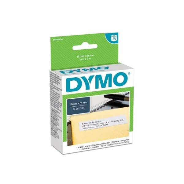 Samolepiace etikety Dymo LW 51x19mm viacúčelové biele 