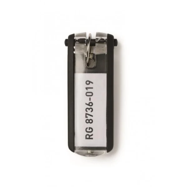 Menovky na kľúče DURABLE KEY CLIP čierne 6ks 
