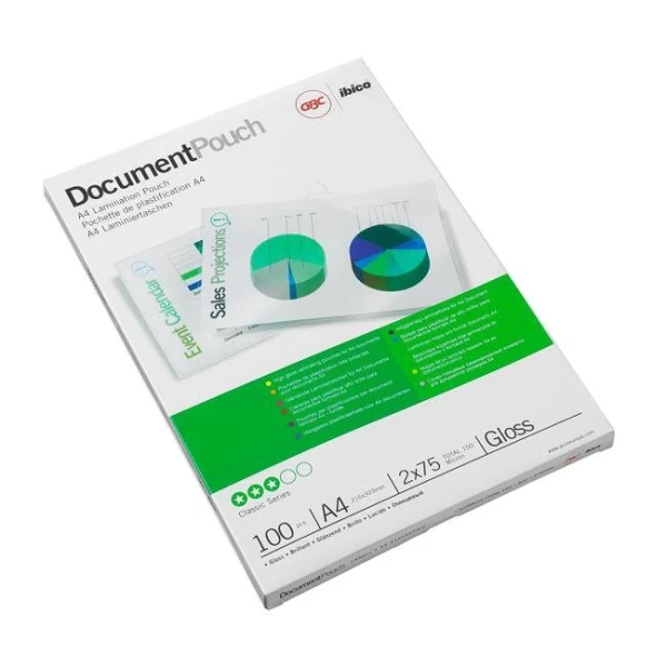 Laminovacie fólie GBC A4 2X75 mic (100) 