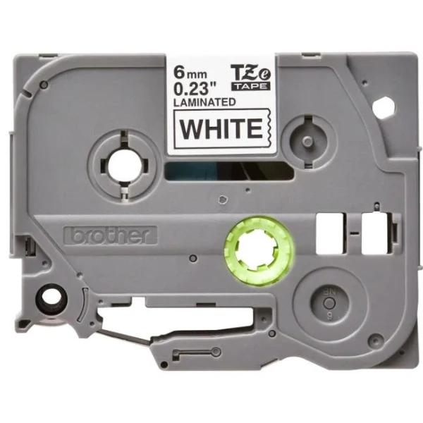 Samolepiaca páska Brother TZe-211 6 mm biela/čierna 