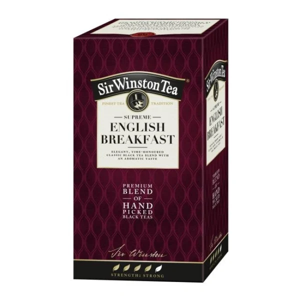 Čaj SIR WINSTON Supreme English Breakfast HB 20 x 1,8g 